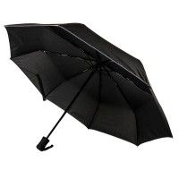 Зонт LONDON складной, автомат; черный; D=100 см; нейлон, черный