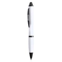 LOMBYS, шариковая ручка со стилусом, белый, алюминий, белый