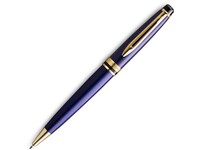 Шариковая ручка Waterman Expert Blue Lacquer GT, цвет чернил: синий М