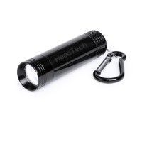 Металлический LED  фонарик " Derstak", черный