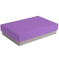 Коробка подарочная CRAFT BOX, серый, фиолетовый