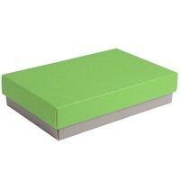 Коробка подарочная CRAFT BOX, серый, зеленый