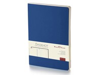 Блокнот А5 Megapolis Flex soft-touch, темно-синий (Р)