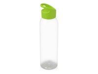 Бутылка для воды Plain 630 мл, прозрачный/зеленый