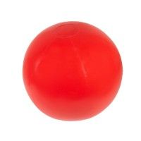 Мяч пляжный надувной; красный; D=40-50 см, не накачан, ПВХ, красный