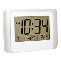 Часы настольные/настенные  "Good day" с будильником, календарем и термометром, белый