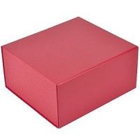 Упаковка подарочная, коробка складная, красный