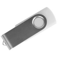 USB flash-карта DOT (16Гб), белый, серебристый