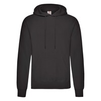 Толстовка CLASSIC HOODED 3XL черный 80% хлопок, 20% полиэстер, плотность 280г/м2, черный