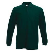 Поло "Long Sleeve Polo", темно-зелёный