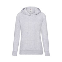 Толстовка женская LIGHTWEIGHT HOODED SWEAT 240, серый меланж