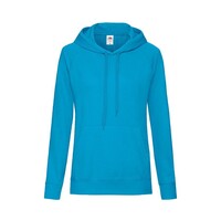 Толстовка женская LIGHTWEIGHT HOODED SWEAT 240, голубой лазурный