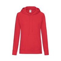 Толстовка женская LIGHTWEIGHT HOODED SWEAT 240, красный