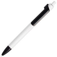 Ручка шариковая FORTE, белый, черный