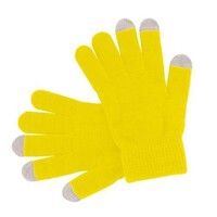 Перчатки  сенсорные ACTIUM, желтый, акрил 100%, желтый